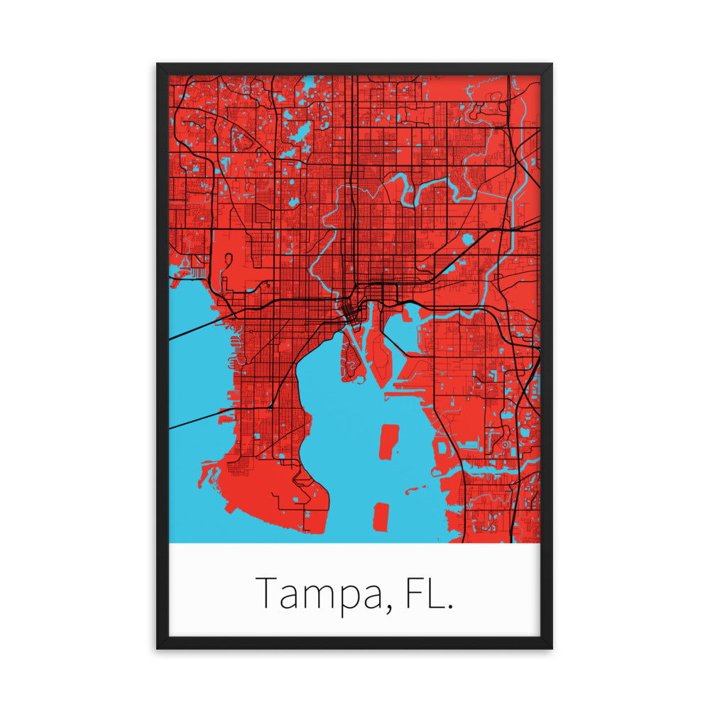 Tampa, FL. - Red & Black