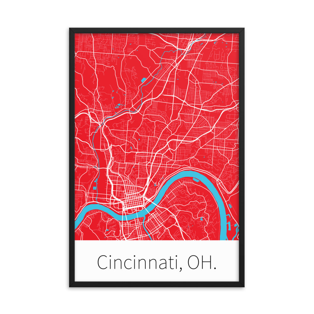 Cincinnati, OH. - Red & White