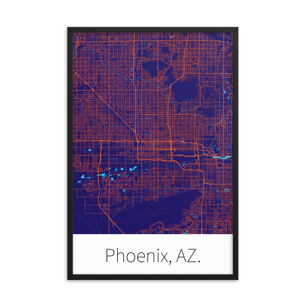 Phoenix, AZ. - Purple & Orange