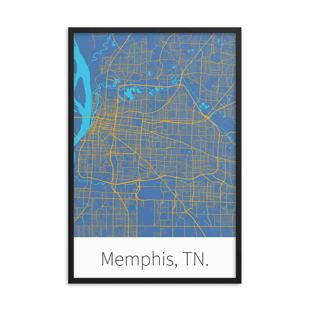 Memphis, TN. - Blue & Yellow