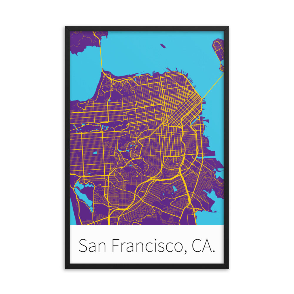 San Francisco, CA. - Purple & Gold