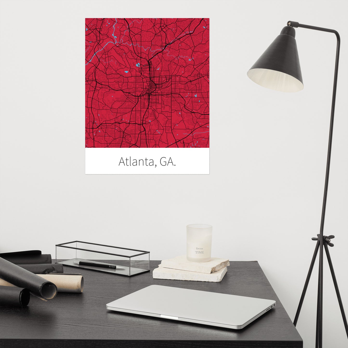 Atlanta, GA. - Red & Black