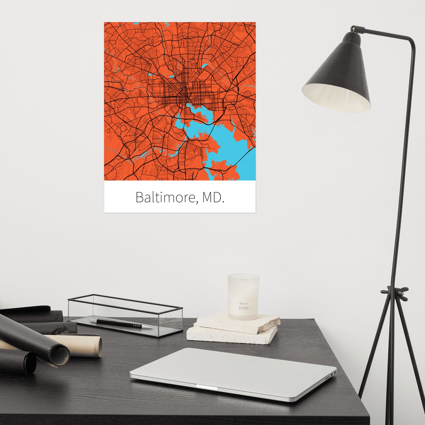 Baltimore, MD. - Orange & Black