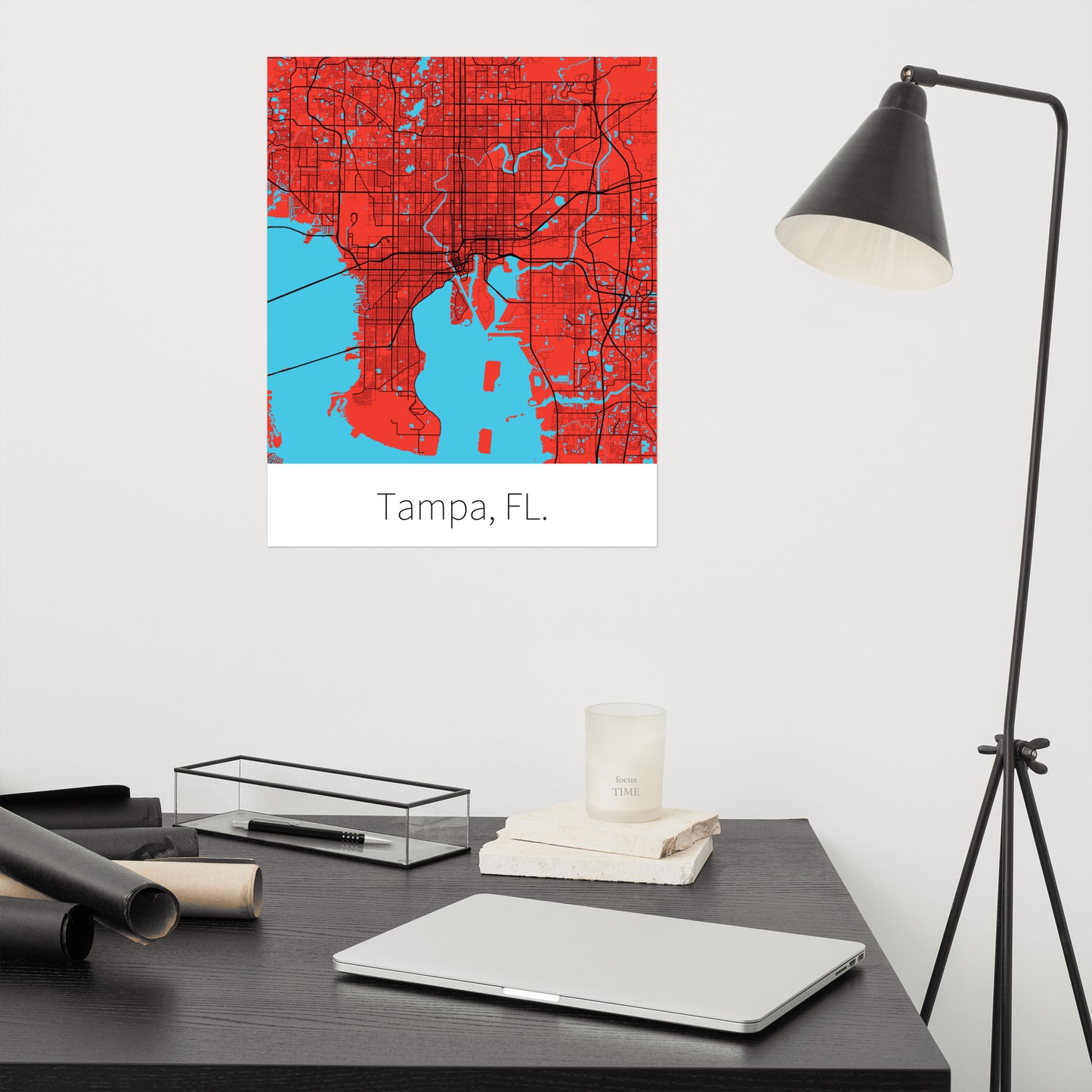 Tampa, FL. - Red & Black