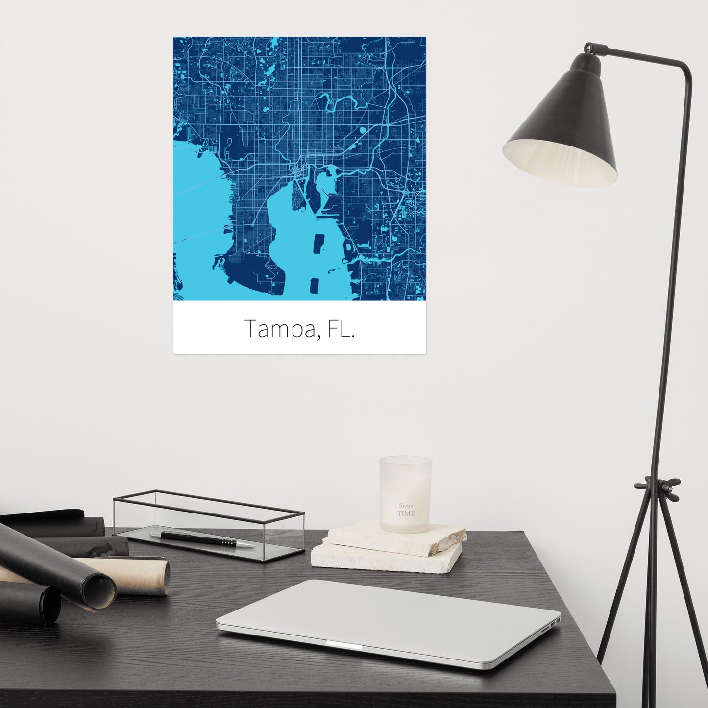 Tampa, FL. - Navy Blue & Columbia Blue