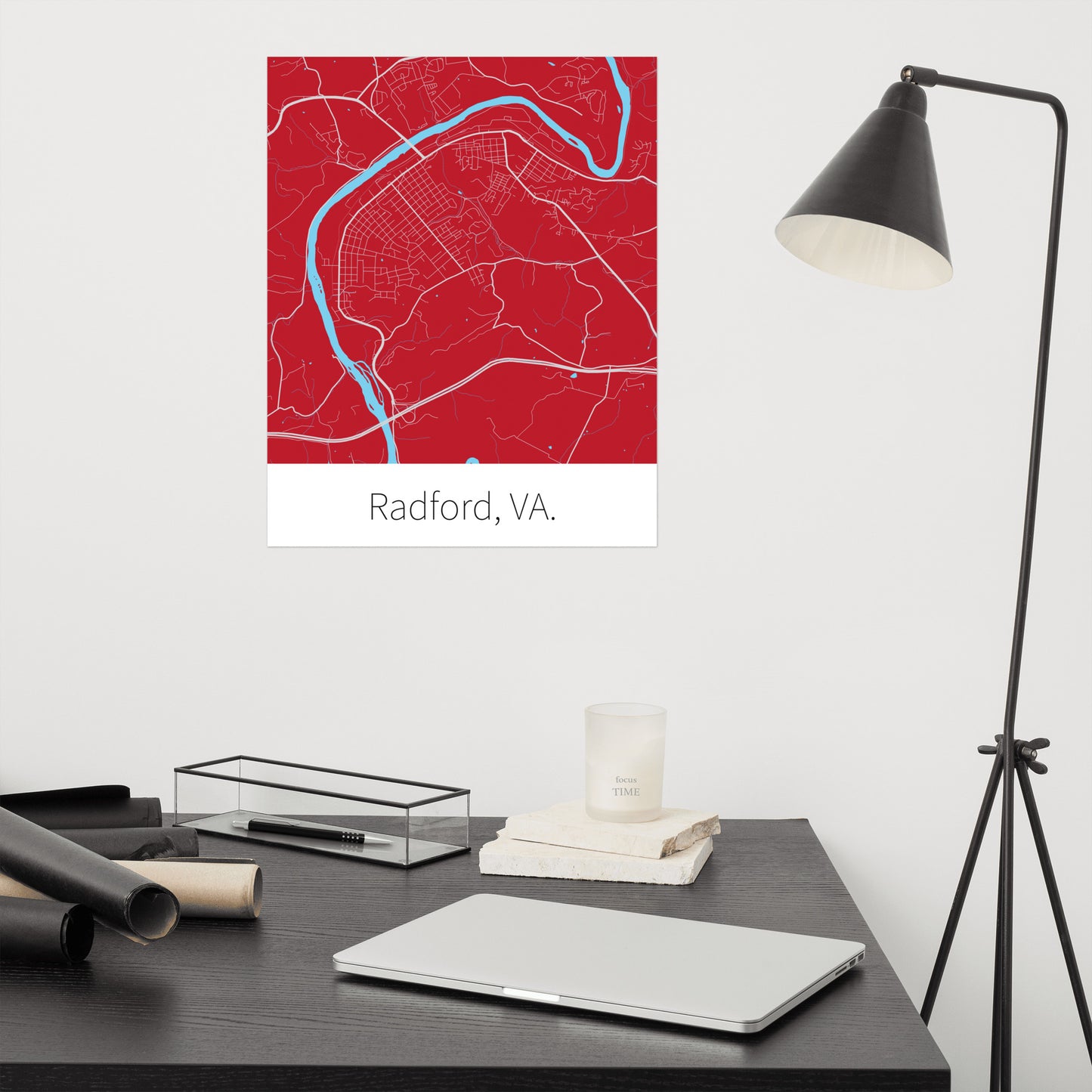 Radford, VA. - Red & Gray