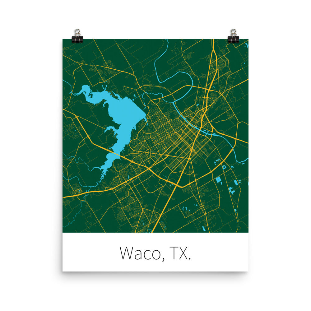 Waco, TX. - Green & Gold