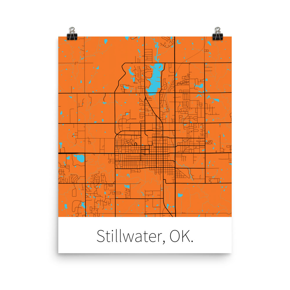 Stillwater, OK. - Orange & Black