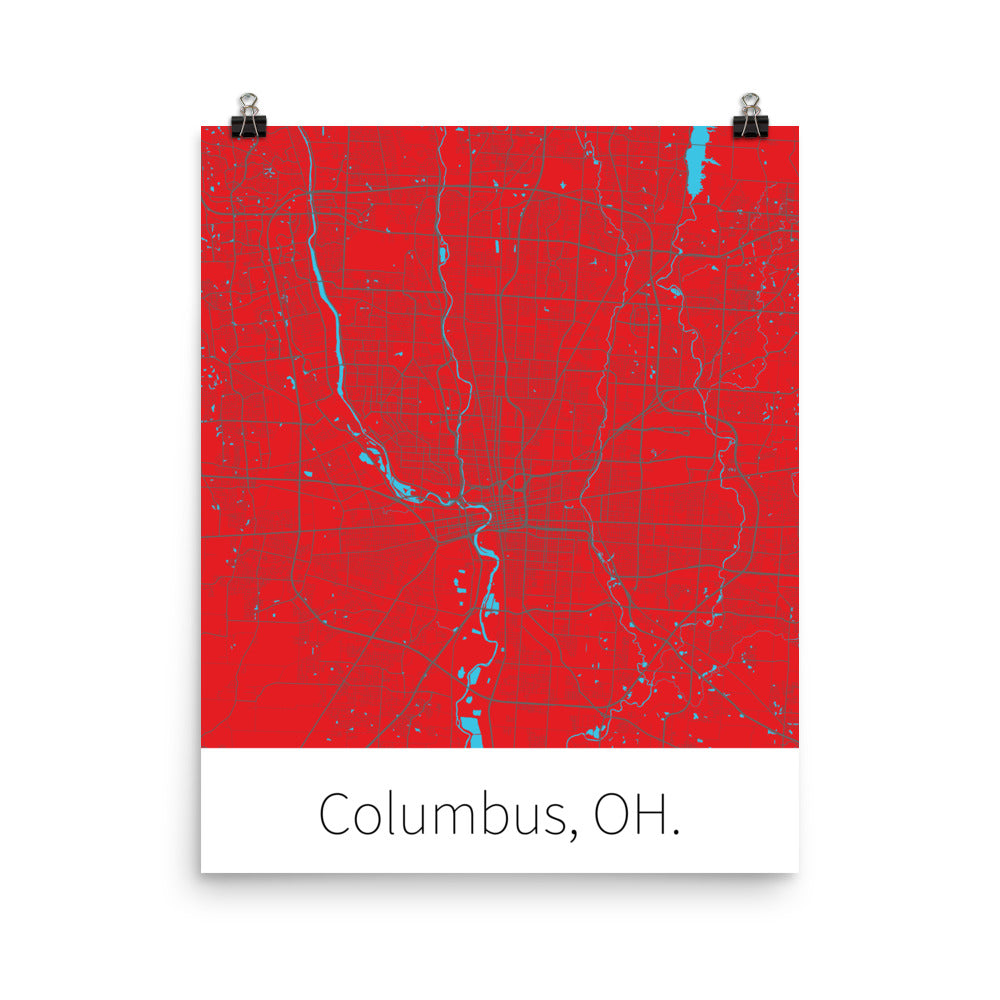 Columbus, OH. - Scarlet & Gray