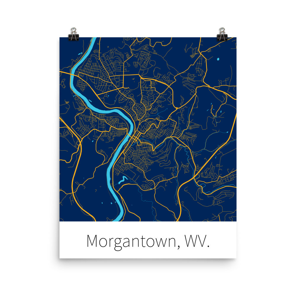 Morgantown, WV. - Blue & Gold