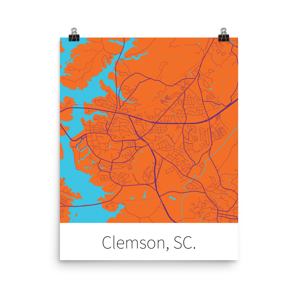 Clemson, SC. - Orange & Regalia