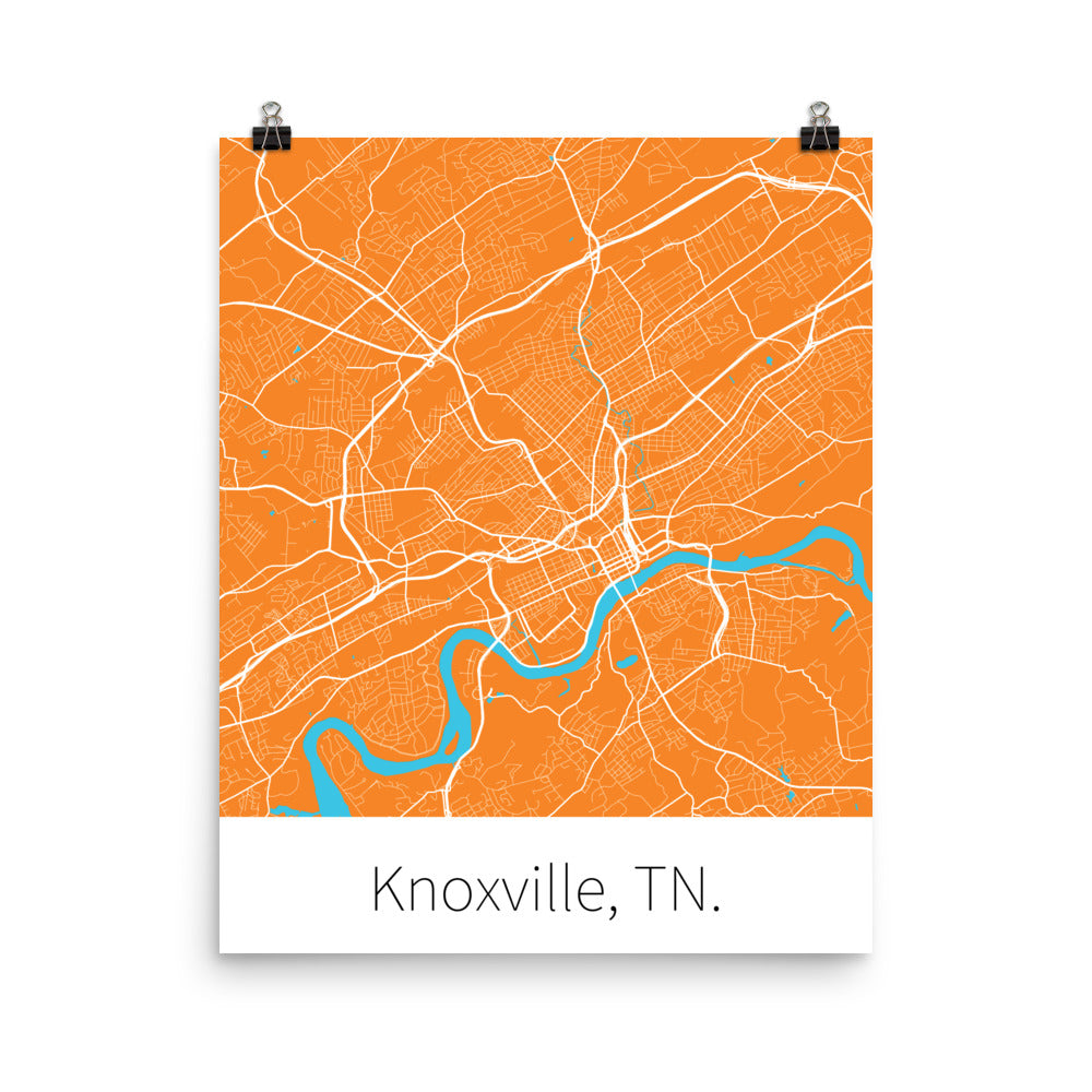 Knoxville, TN. - Orange & White