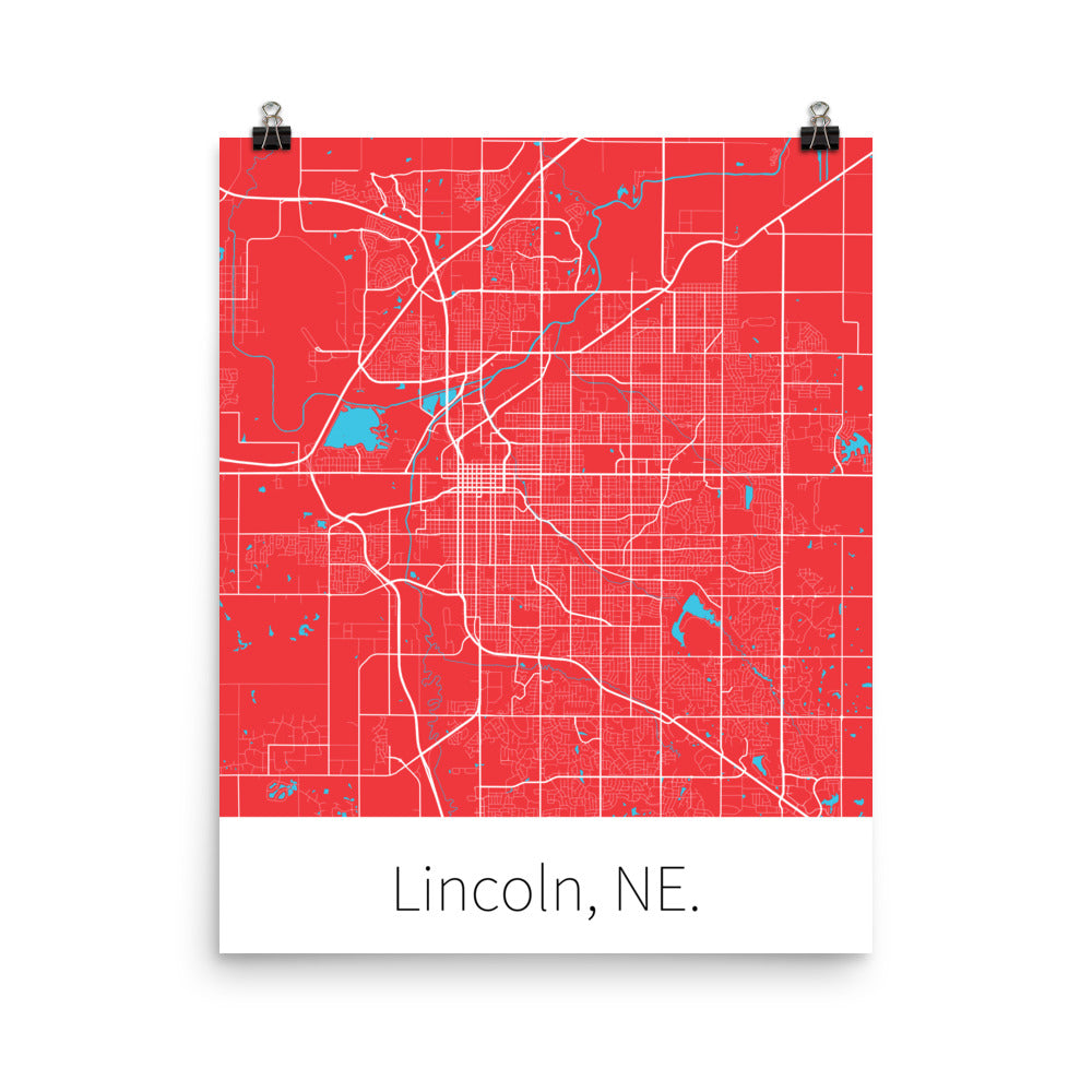 Lincoln, NE. - Red & White