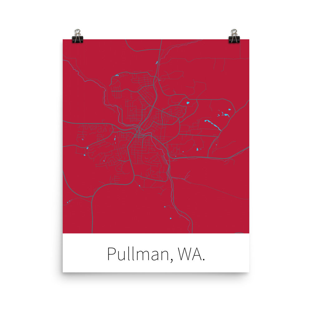 Pullman, WA. - Crimson & Gray