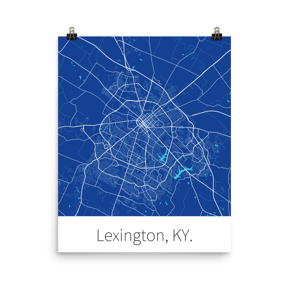 Lexington, KY. - Blue & White