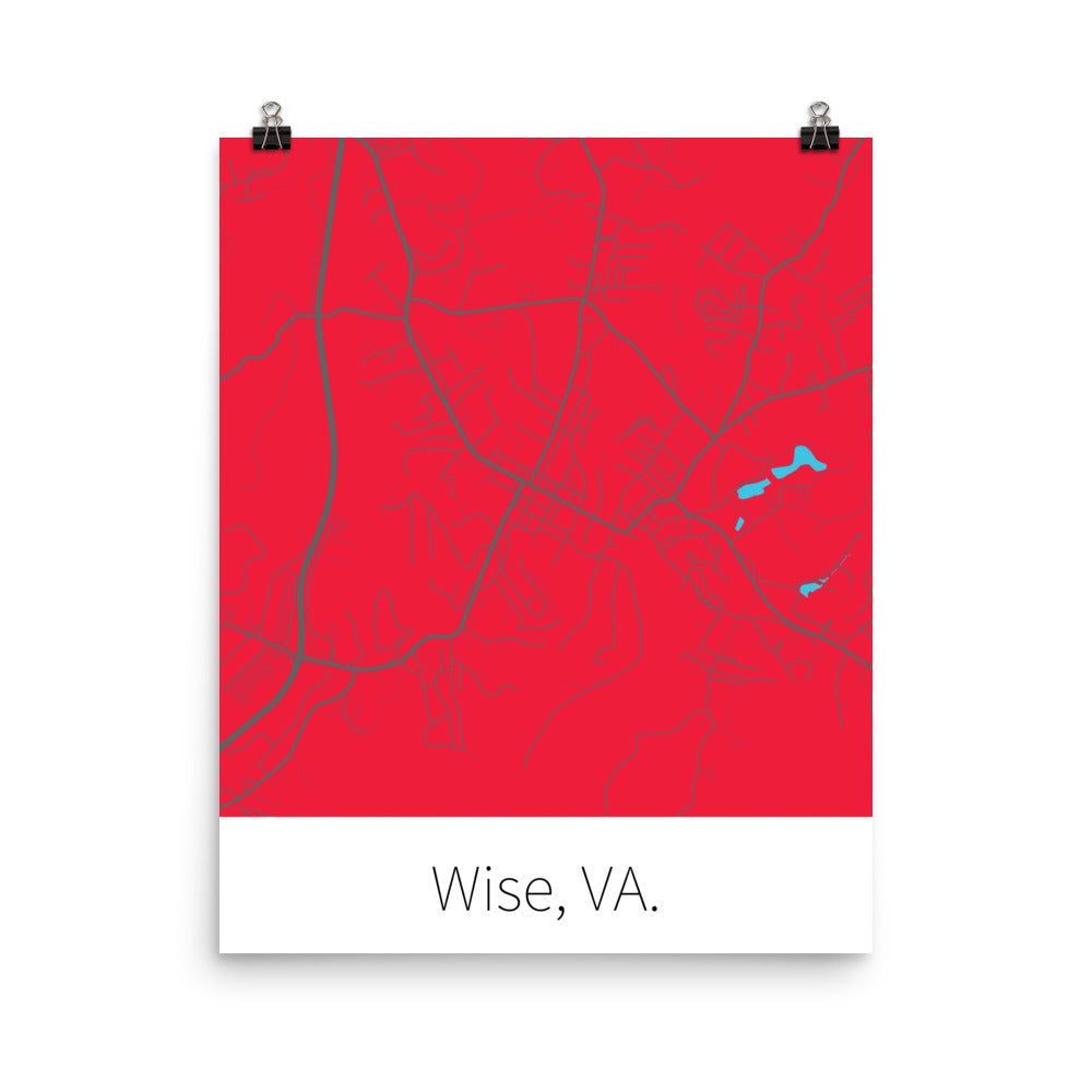 Wise, VA. - Red & Gray