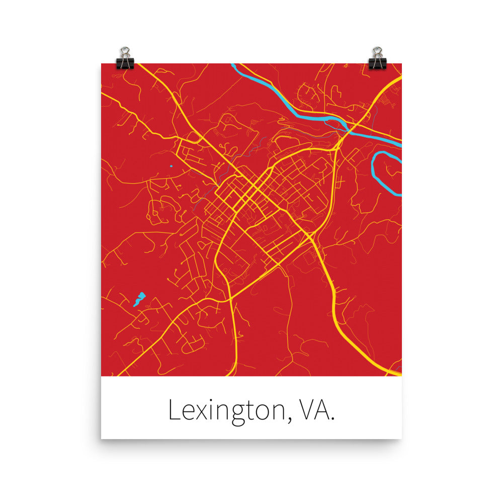 Lexington, VA. - Red & Yellow