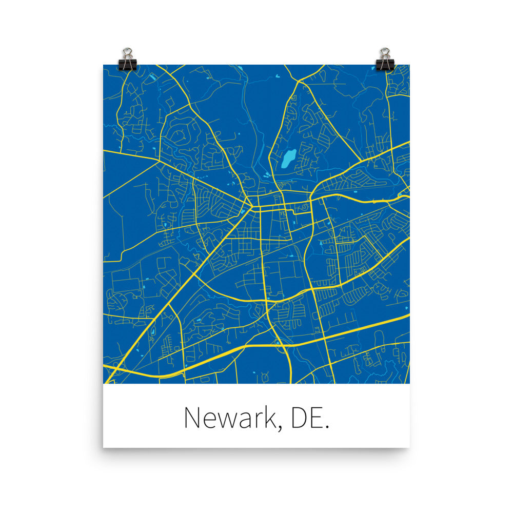 Newark, DE. - Blue & Yellow