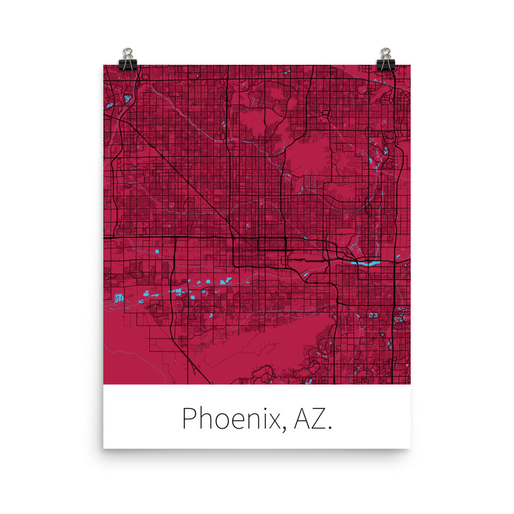 Phoenix, AZ. - Red & Black