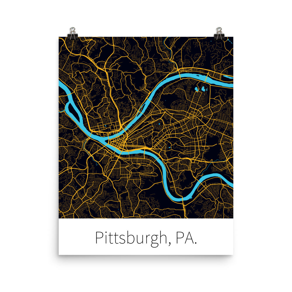 Pittsburgh, PA. - Black & Gold