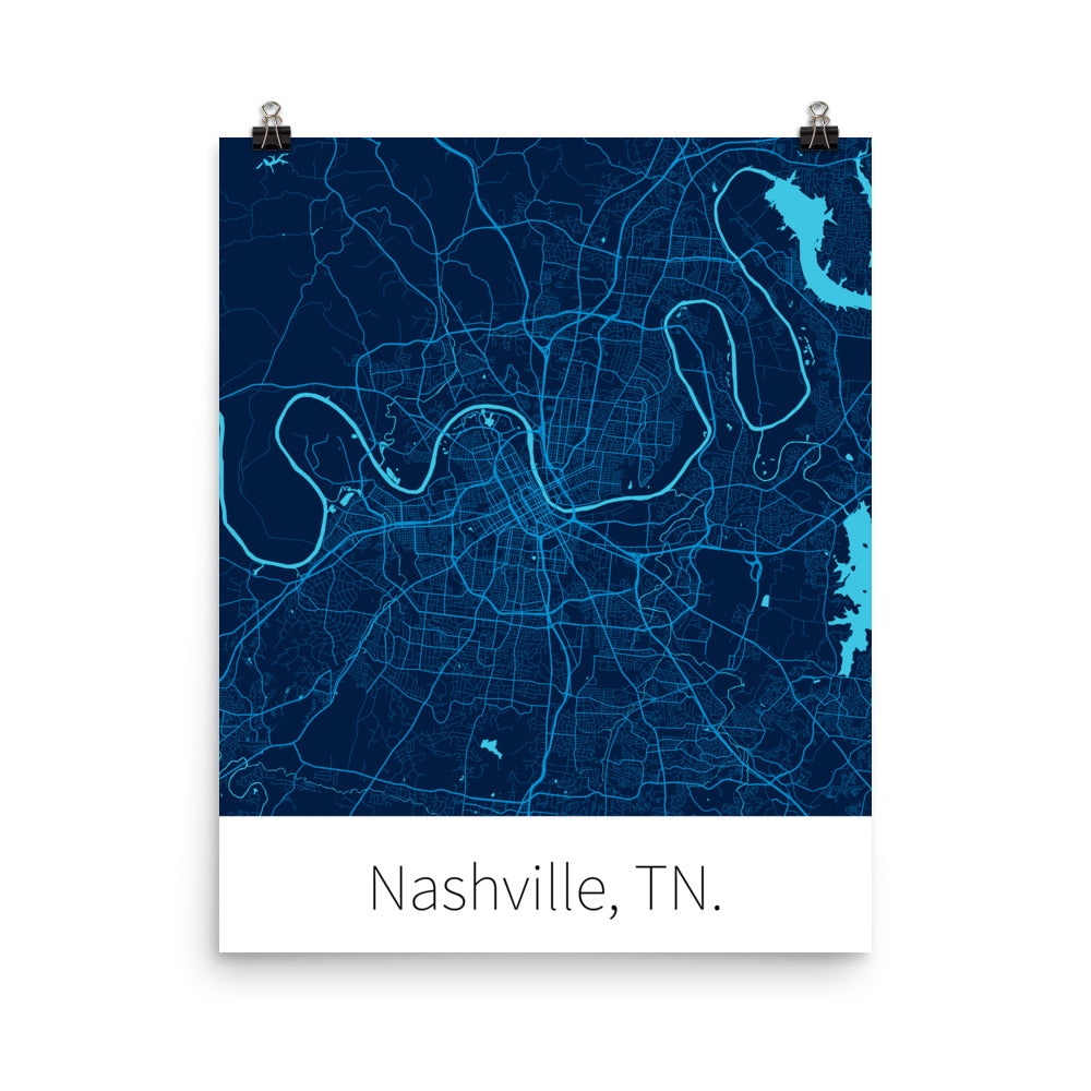 Nashville, TN. - Navy & Blue