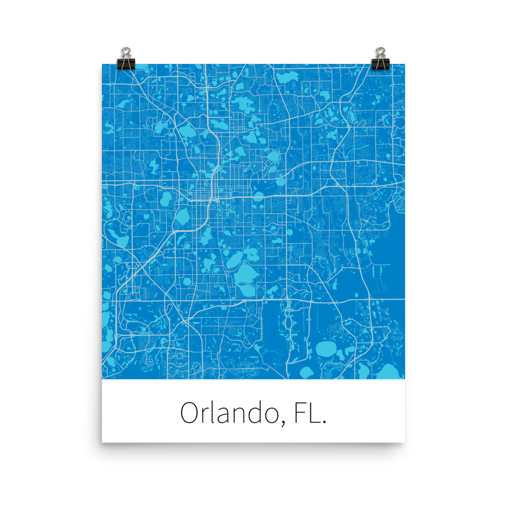 Orlando, FL. - Blue & Silver