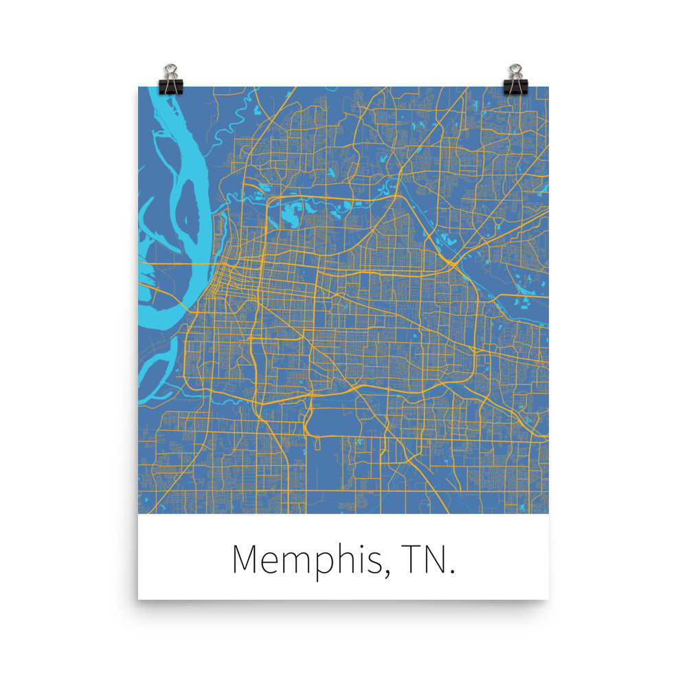 Memphis, TN. - Blue & Yellow