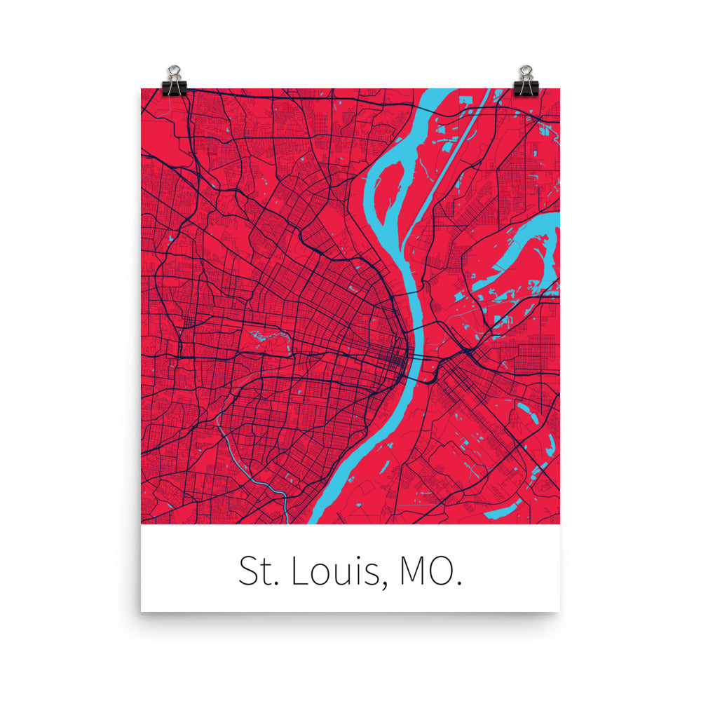 St. Louis, MO. - Cardinal Red & Navy