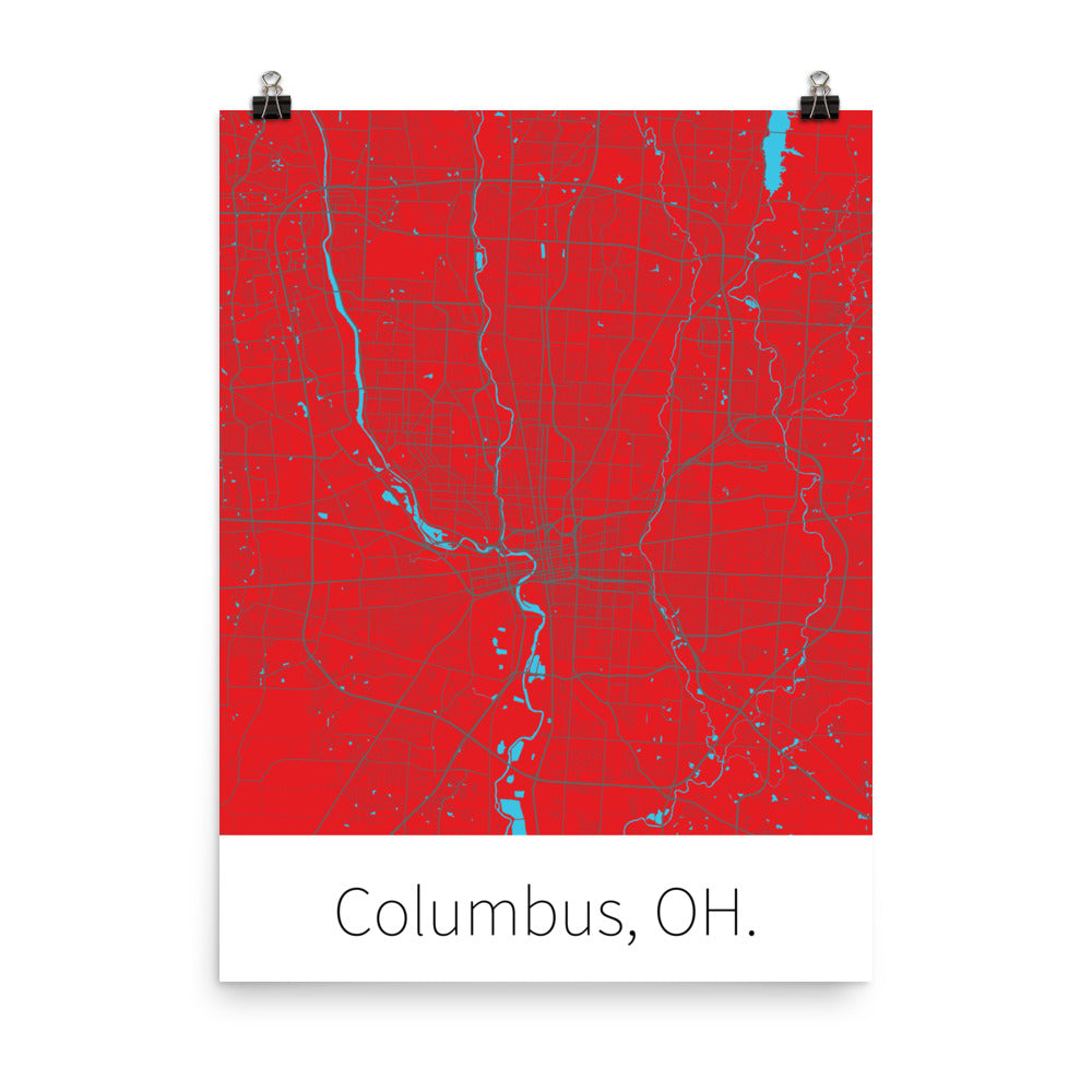 Columbus, OH. - Scarlet & Gray