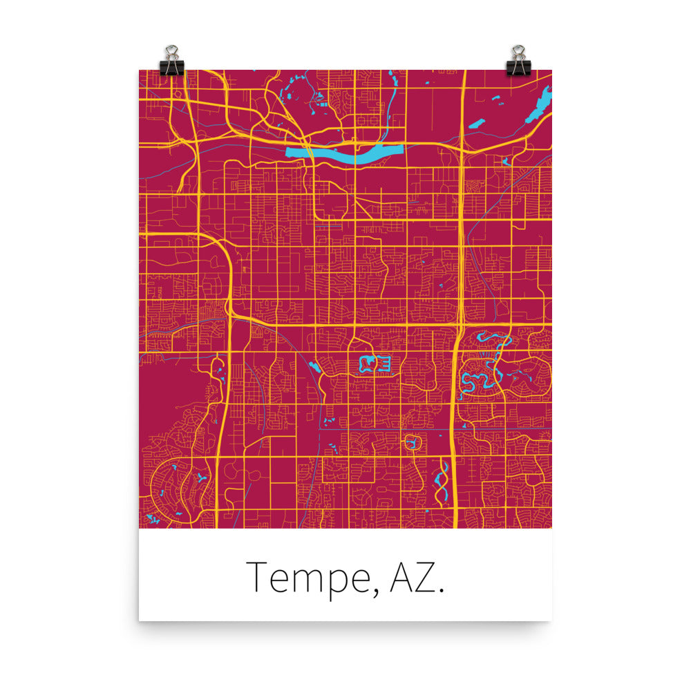 Tempe, AZ. - Maroon & Gold