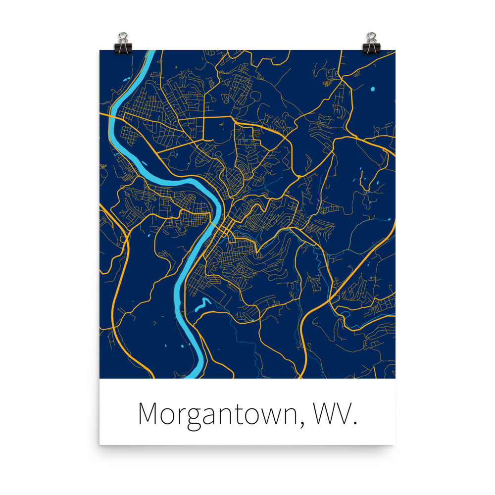 Morgantown, WV. - Blue & Gold