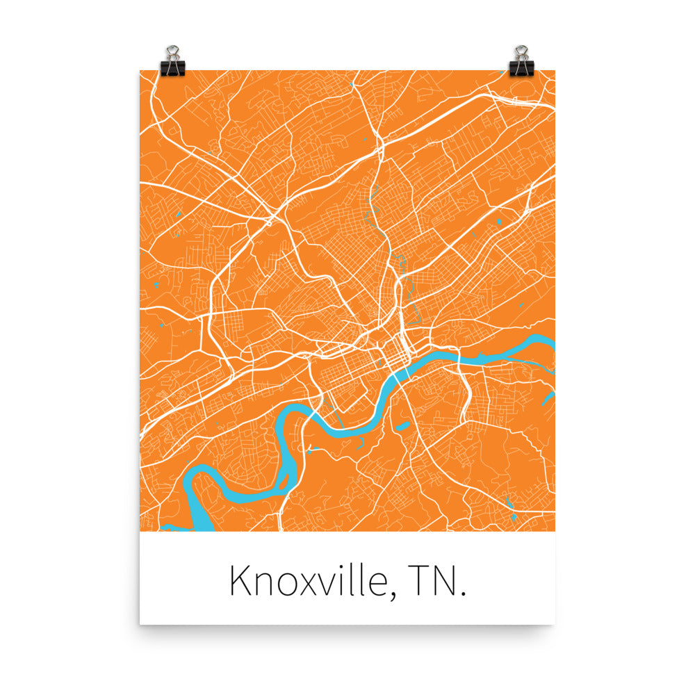 Knoxville, TN. - Orange & White