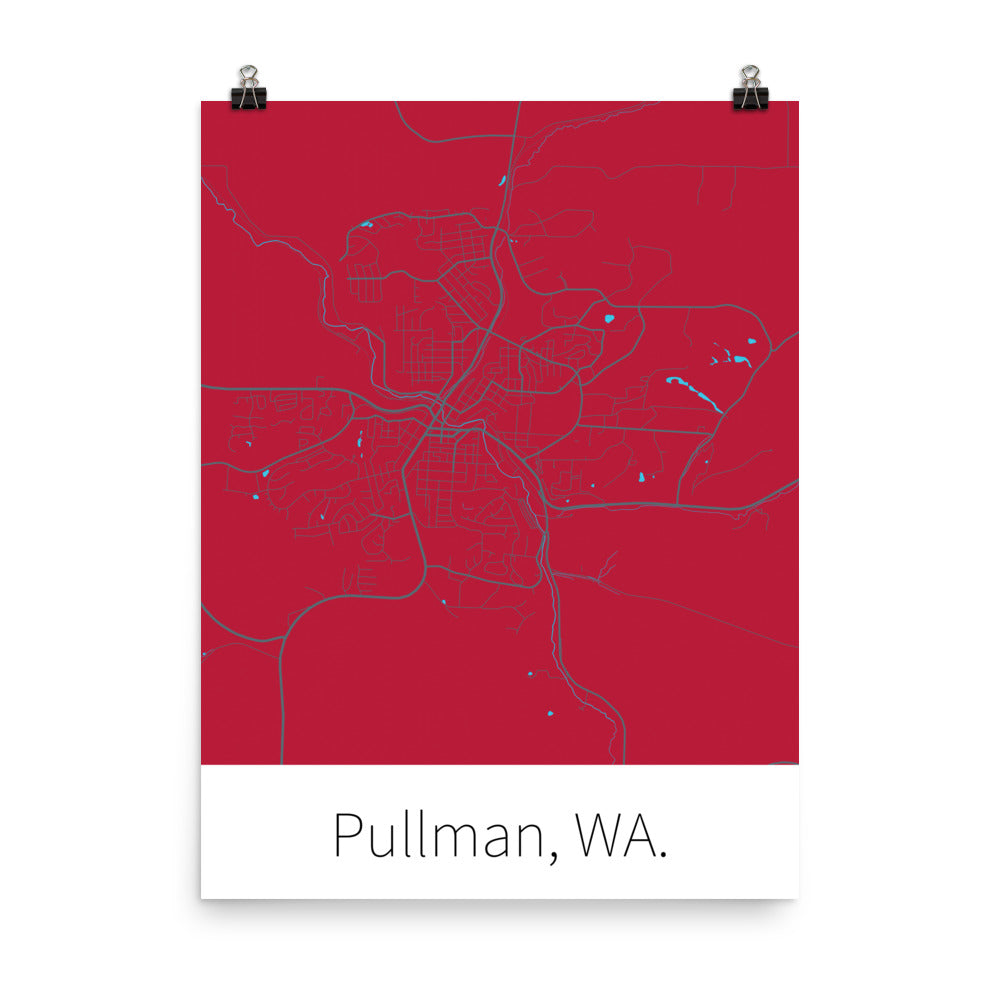 Pullman, WA. - Crimson & Gray