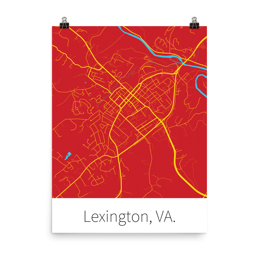 Lexington, VA. - Red & Yellow