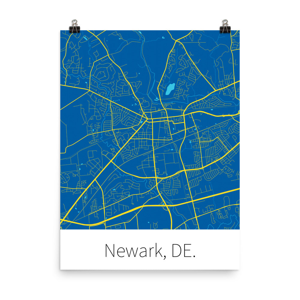 Newark, DE. - Blue & Yellow