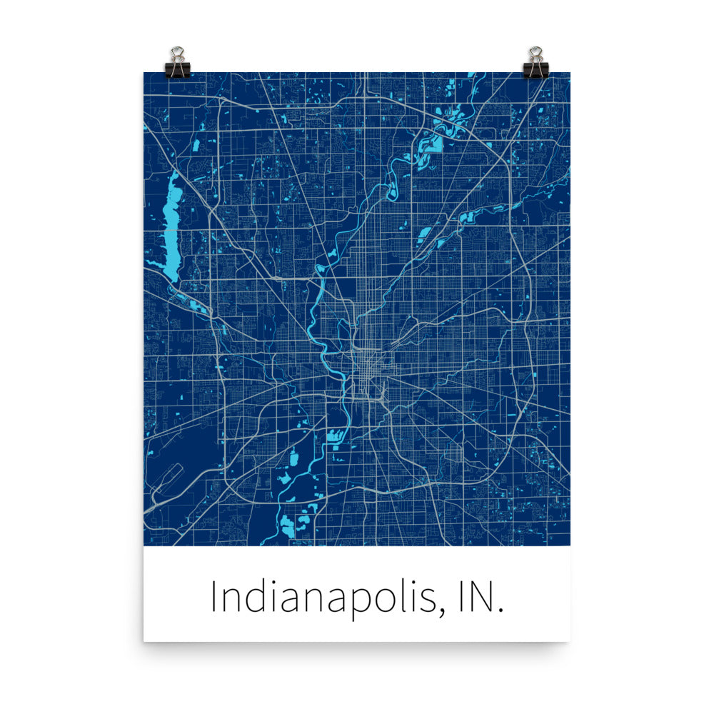 Indianapolis, IN. - Speed Blue & Gray