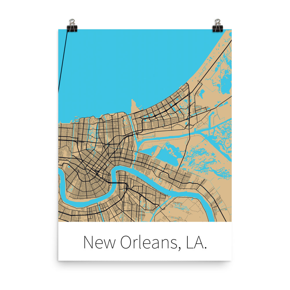 New Orleans, LA. - Old Gold & Black