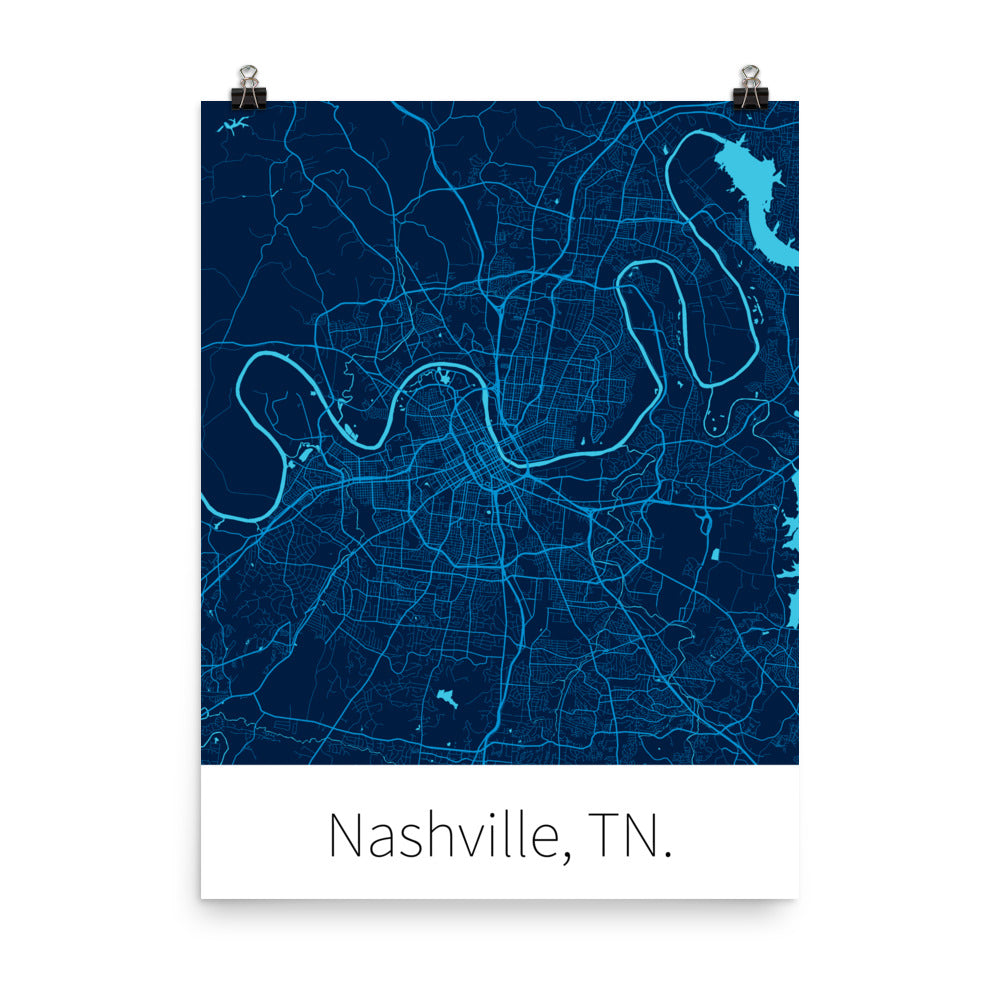 Nashville, TN. - Navy & Blue