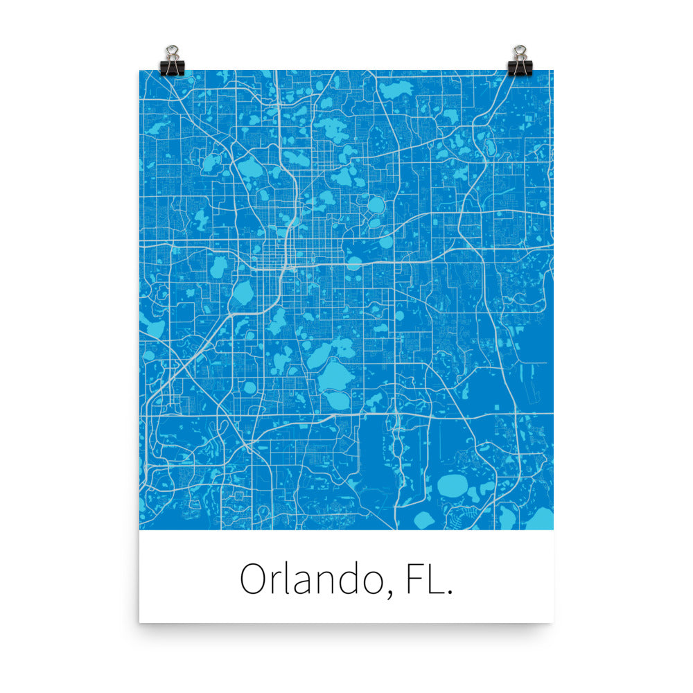 Orlando, FL. - Blue & Silver