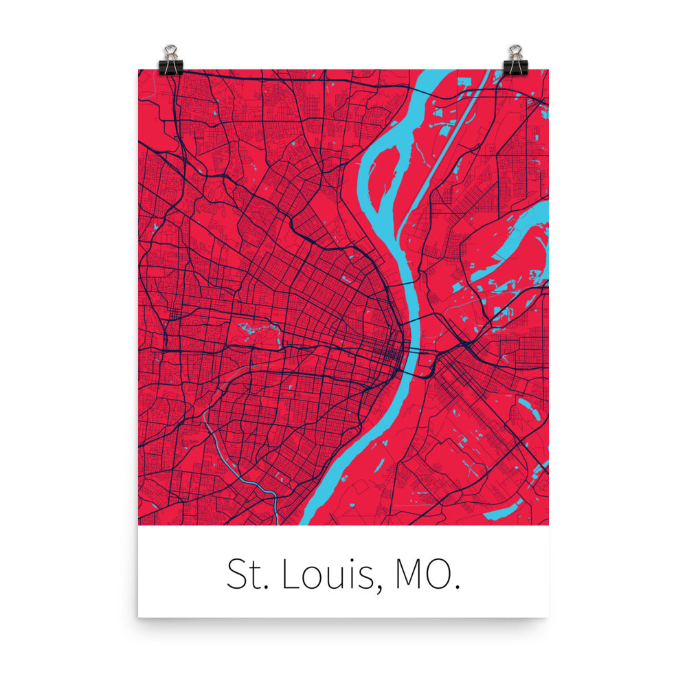 St. Louis, MO. - Cardinal Red & Navy