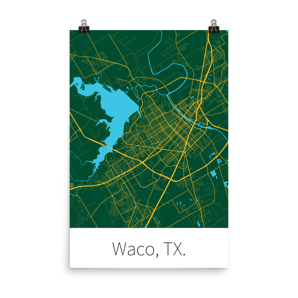 Waco, TX. - Green & Gold