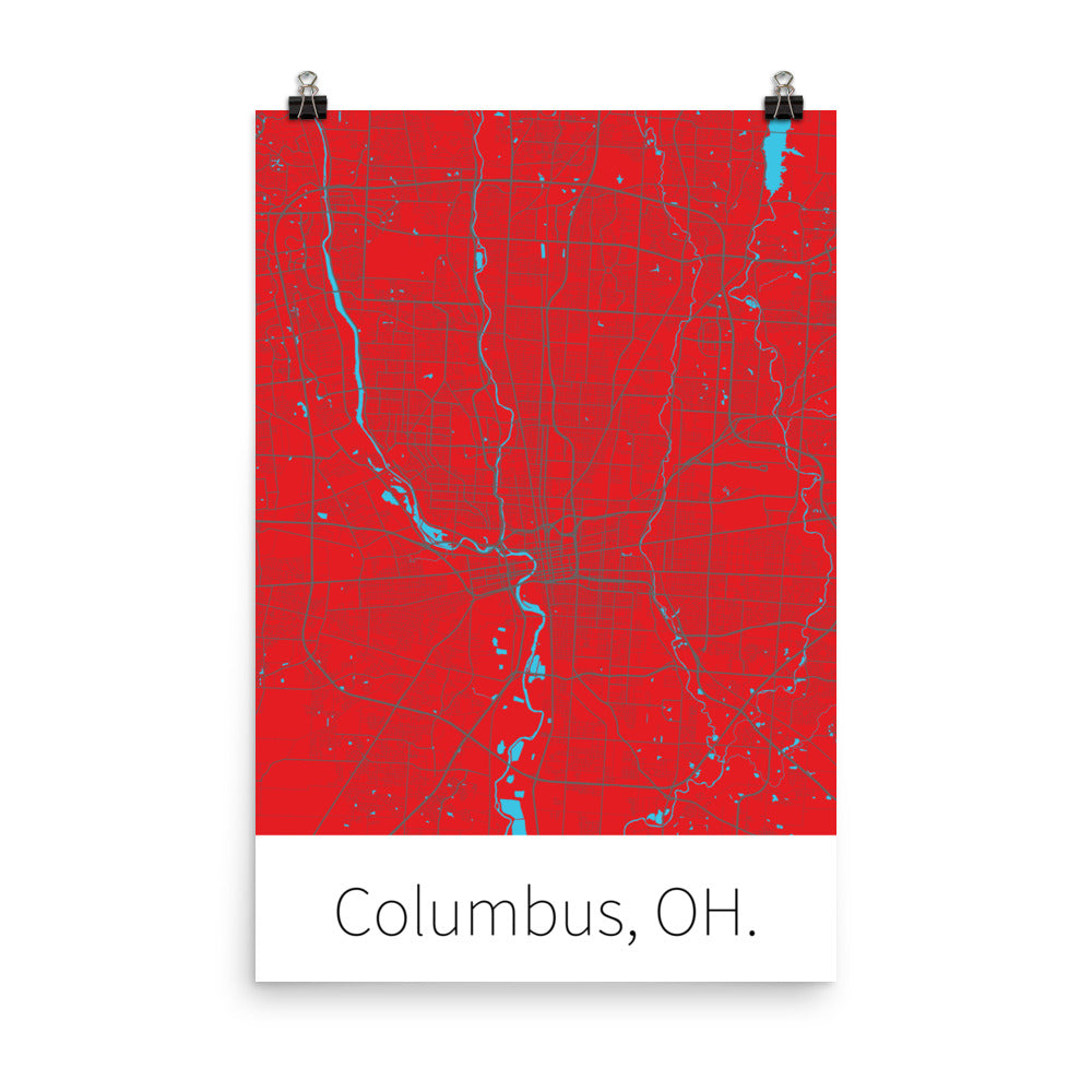 Columbus, OH. - Scarlet & Gray