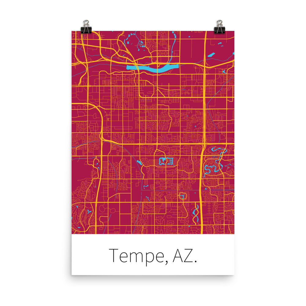 Tempe, AZ. - Maroon & Gold