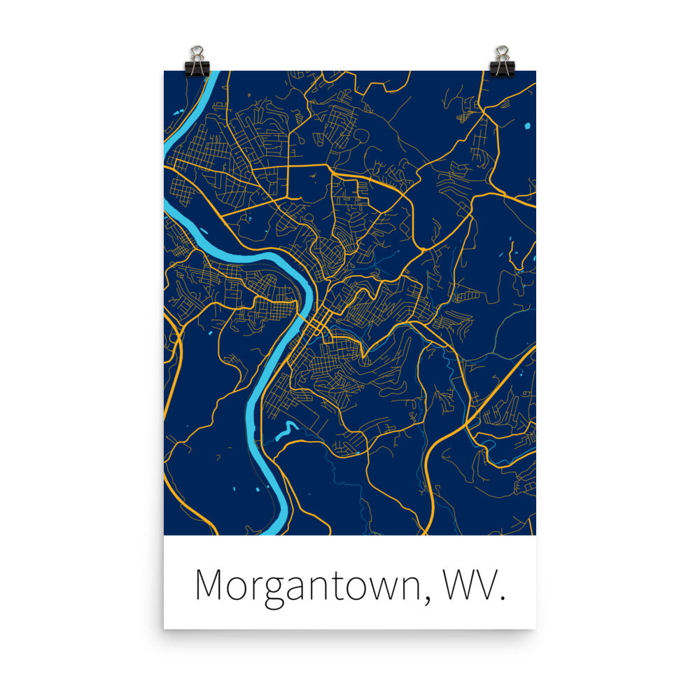 Morgantown, WV. - Blue & Gold