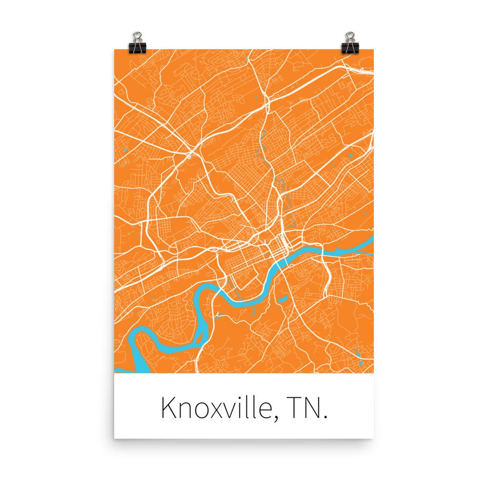 Knoxville, TN. - Orange & White