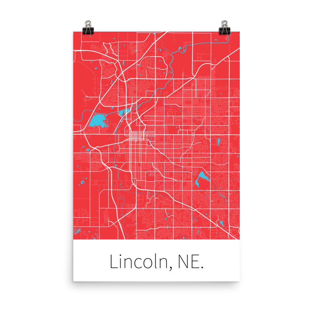 Lincoln, NE. - Red & White