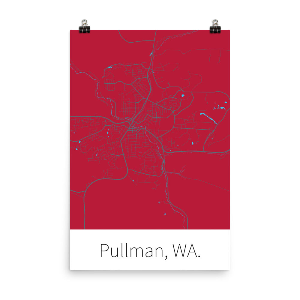 Pullman, WA. - Crimson & Gray