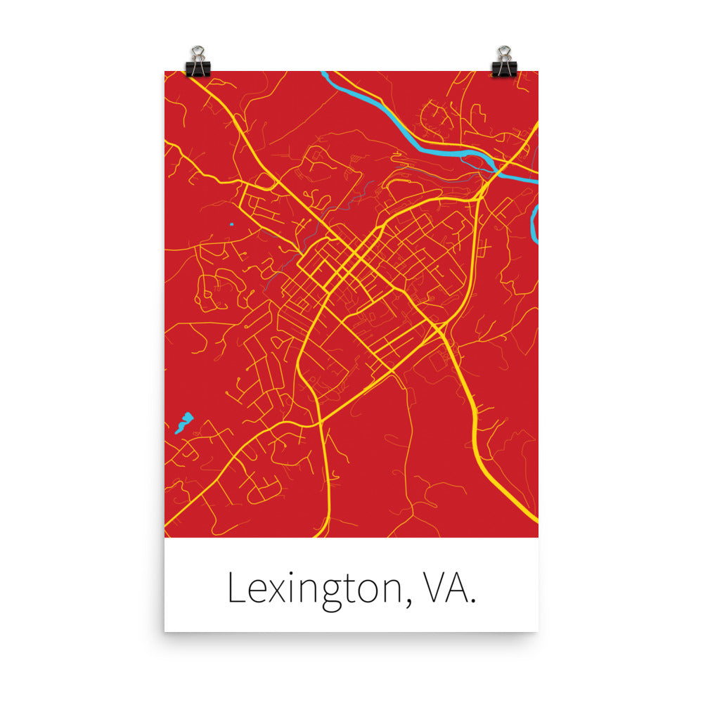 Lexington, VA. - Red & Yellow