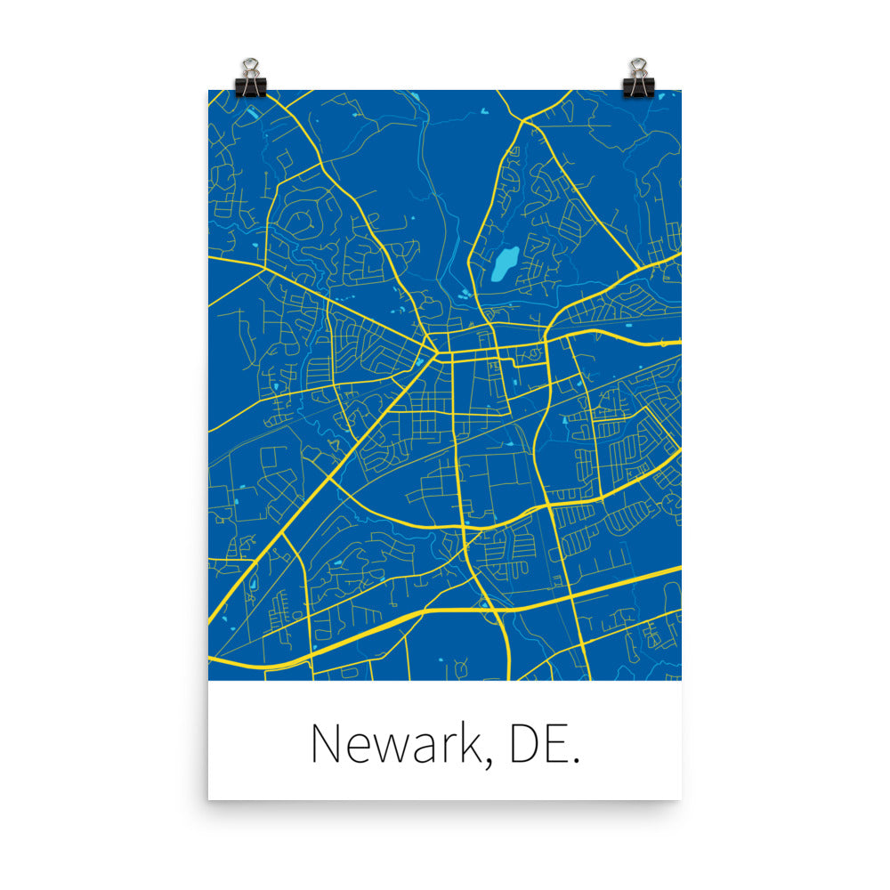 Newark, DE. - Blue & Yellow