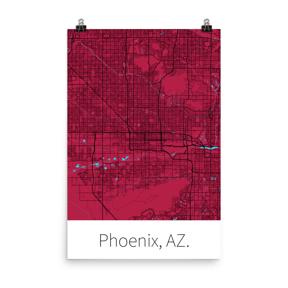 Phoenix, AZ. - Red & Black